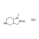 1-Methylhexahydro-1H-pyrrolo[3,2-c]pyridin-2(3H)-one Hydrochloride