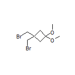 1,1-Bis(bromomethyl)-3,3-dimethoxycyclobutane