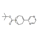 8-Boc-3-(2-pyrazinyl)-8-azabicyclo[3.2.1]oct-2-ene