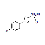 1-Amino-3-(4-bromophenyl)cyclobutanecarboxylic Acid