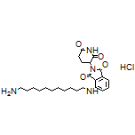 4-[(11-Aminoundecyl)amino]-2-(2,6-dioxopiperidin-3-yl)isoindoline-1,3-dione Hydrochloride