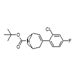 8-Boc-3-(2-chloro-4-fluorophenyl)-8-azabicyclo[3.2.1]oct-2-ene