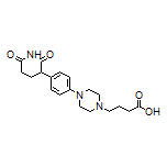 4-[4-[4-(2,6-Dioxopiperidin-3-yl)phenyl]piperazin-1-yl]butanoic Acid