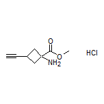 Methyl 1-Amino-3-ethynylcyclobutanecarboxylate Hydrochloride