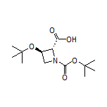 (2R,3R)-3-(tert-Butoxy)-1-Boc-azetidine-2-carboxylic Acid
