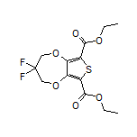 Diethyl 3,3-Difluoro-3,4-dihydro-2H-thieno[3,4-b][1,4]dioxepine-6,8-dicarboxylate