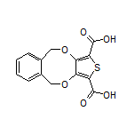 5,10-Dihydrobenzo[f]thieno[3,4-b][1,4]dioxocine-1,3-dicarboxylic Acid