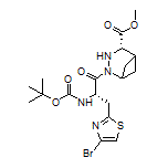 Methyl (S)-2-[(S)-3-(4-Bromothiazol-2-yl)-2-(Boc-amino)propanoyl]-2,3-diazabicyclo[3.1.1]heptane-4-carboxylate