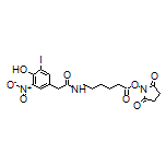 2,5-Dioxopyrrolidin-1-yl 6-[2-(4-Hydroxy-3-iodo-5-nitrophenyl)acetamido]hexanoate