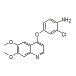 2-Chloro-4-[(6,7-dimethoxy-4-quinolyl)oxy]aniline