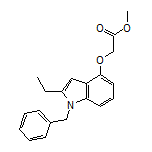 Methyl 2-[(1-Benzyl-2-ethyl-1H-indol-4-yl)oxy]acetate