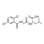 (S)-2-[2-(2,5-Dichlorobenzamido)acetamido]-4-methylpentanoic Acid