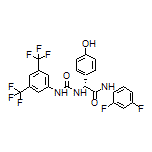(R)-2-[3-[3,5-Bis(trifluoromethyl)phenyl]ureido]-N-(2,4-difluorophenyl)-2-(4-hydroxyphenyl)acetamide