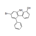 7-Bromo-5-phenyl-9H-carbazol-1-ol