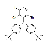 9-(6-Bromo-2-chloro-3-iodophenyl)-3,6-di-tert-butyl-9H-fluorene
