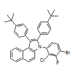 3-(4-Bromo-2-chloro-3-fluorophenyl)-1,2-bis[4-(tert-butyl)phenyl]-3H-benzo[e]indole