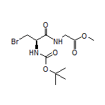 Methyl (R)-2-[3-Bromo-2-(Boc-amino)propanamido]acetate