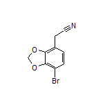 2-(7-Bromobenzo[d][1,3]dioxol-4-yl)acetonitrile