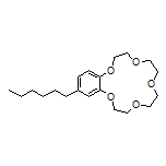 15-Hexyl-2,3,5,6,8,9,11,12-octahydrobenzo[b][1,4,7,10,13]pentaoxacyclopentadecine