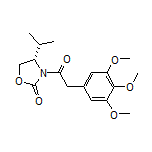 (S)-4-Isopropyl-3-[2-(3,4,5-trimethoxyphenyl)acetyl]oxazolidin-2-one