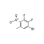 1-Bromo-2,3-difluoro-5-methyl-4-nitrobenzene