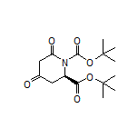 tert-Butyl (R)-1-Boc-4,6-dioxopiperidine-2-carboxylate