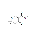 Methyl 6,6-Dimethyl-4-oxotetrahydro-2H-thiopyran-3-carboxylate