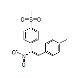 (E)-1-Methyl-4-[2-[4-(methylsulfonyl)phenyl]-2-nitrovinyl]benzene
