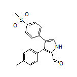 4-[4-(Methylsulfonyl)phenyl]-3-(p-tolyl)pyrrole-2-carbaldehyde