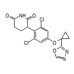 3-[4-[1-(1,3,4-Oxadiazol-2-yl)cyclopropoxy]-2,6-dichlorophenyl]piperidine-2,6-dione