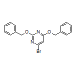 2,4-Bis(benzyloxy)-6-bromopyrimidine