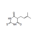 5-(3-Methylbut-2-en-1-yl)-2-thioxodihydropyrimidine-4,6(1H,5H)-dione