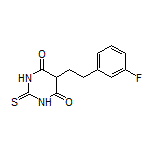 5-(3-Fluorophenethyl)-2-thioxodihydropyrimidine-4,6(1H,5H)-dione