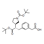 2-[3-[(S)-2-[(R)-1-Boc-3-pyrrolidinyl]-3-(tert-butoxy)-3-oxopropyl]phenyl]acetic Acid