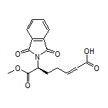 (S)-6-(1,3-Dioxo-2-isoindolinyl)-7-methoxy-7-oxo-2-heptenoic Acid