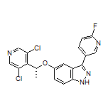 (R)-5-[1-(3,5-Dichloro-4-pyridyl)ethoxy]-3-(6-fluoropyridin-3-yl)-1H-indazole