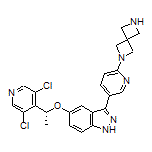 (R)-3-[6-(2,6-Diazaspiro[3.3]heptan-2-yl)-3-pyridyl]-5-[1-(3,5-dichloro-4-pyridyl)ethoxy]-1H-indazole