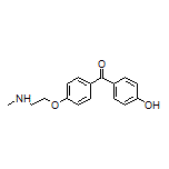 (4-Hydroxyphenyl)[4-[2-(Methylamino)ethoxy]phenyl]methanone