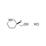 (S)-(3-Fluoropiperidin-3-yl)methanol Hydrochloride