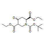 Diethyl (2S)-1-Boc-4-oxopiperidine-2,5-dicarboxylate