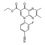 Ethyl 5-(4-Cyano-2-fluorophenyl)-2,3-dimethyl-8-oxo-5,8-dihydropyrido[2,3-b]pyrazine-7-carboxylate