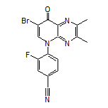4-(7-Bromo-2,3-dimethyl-8-oxopyrido[2,3-b]pyrazin-5(8H)-yl)-3-fluorobenzonitrile