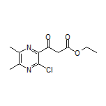 Ethyl 3-(3-Chloro-5,6-dimethylpyrazin-2-yl)-3-oxopropanoate