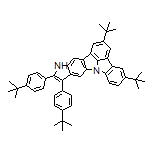 2,5-Di-tert-butyl-10,11-bis[4-(tert-butyl)phenyl]-12H-indolo[3,2,1-jk]pyrrolo[3,2-b]carbazole
