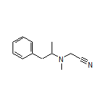 2-[Methyl(1-phenylpropan-2-yl)amino]acetonitrile