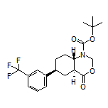 (4aS,6S,8aS)-1-Boc-6-[3-(trifluoromethyl)phenyl]octahydro-4H-benzo[d][1,3]oxazin-4-one