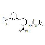 (1S,2S,5S)-2-(Boc-amino)-5-[3-(trifluoromethyl)phenyl]cyclohexane-1-carboxylic Acid