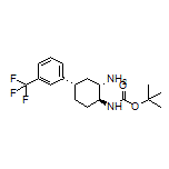 (1S,2S,4S)-N1-Boc-4-[3-(trifluoromethyl)phenyl]cyclohexane-1,2-diamine