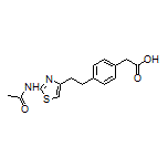 2-[4-[2-(2-Acetamido-4-thiazolyl)ethyl]phenyl]acetic Acid