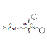 (S)-6-(Boc-amino)-2-(Cbz-amino)-N-(2-cyclohexylethyl)hexanamide